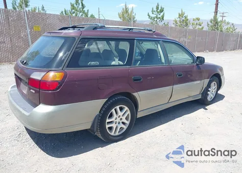 2000 Subaru Outback z USA, uszkodzony, nr VIN 4S3BH6657Y7644881